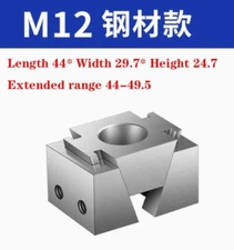 OK Fixture Adjustable Double-Wedge OK-Vise Workholding Clamp CNC M12