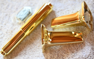Polished Brass Double Post Toilet Paper Holder  MADE IN USA!!