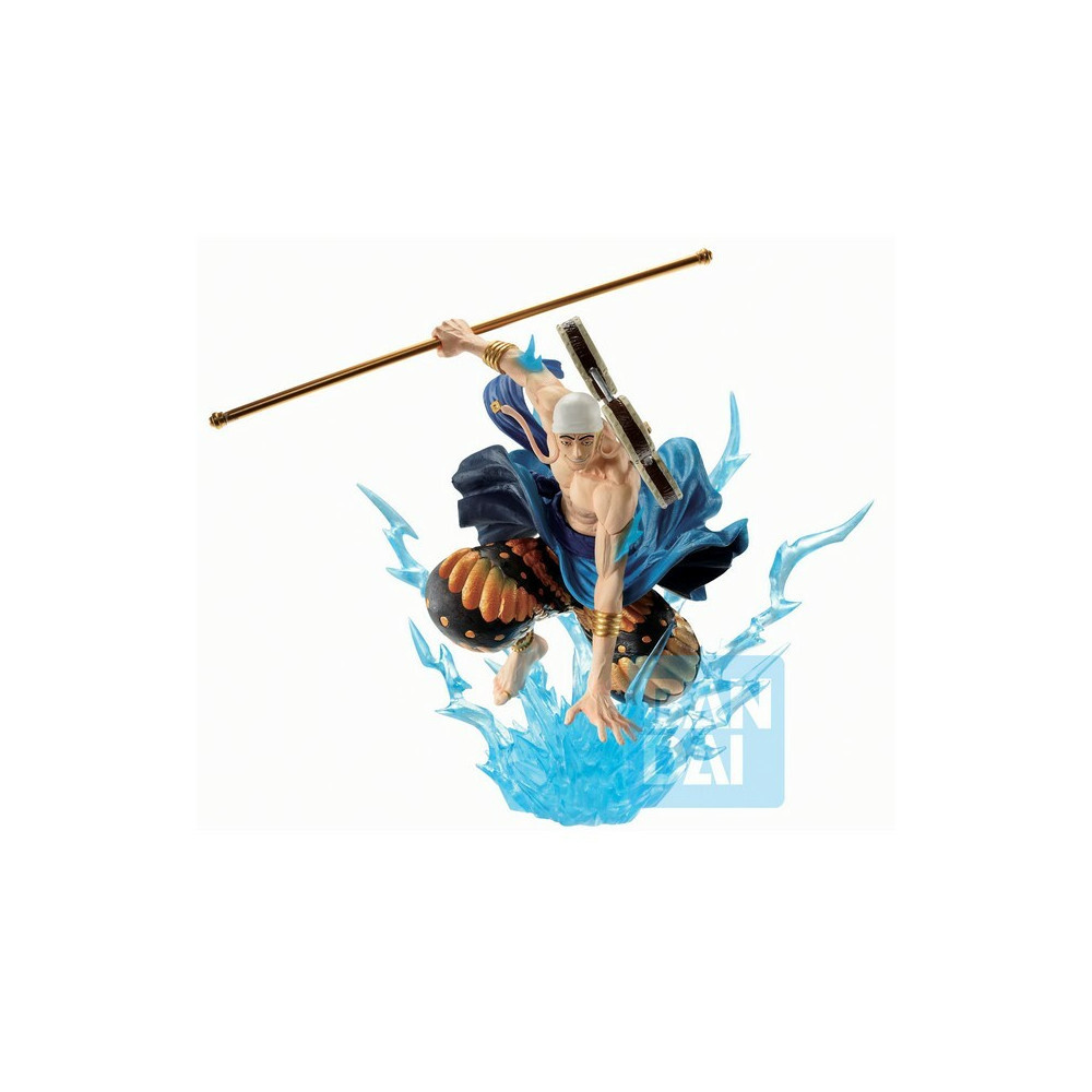 Figurine Banpresto One Piece ENEL Duel Memories Ichibansho en PVC de 18 cm