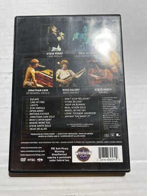 JOURNEY Live in Houston 1981: The Escape Tour (DVD, 1981