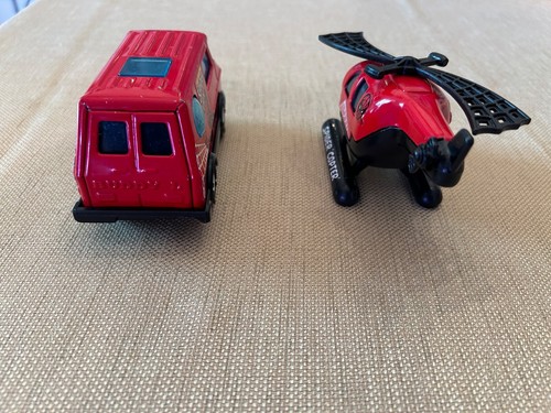 VTG 1980 SPIDERMAN Super Heroes 2 Piece Vehicle Set Buddy L Van & Copter - Picture 4 of 12
