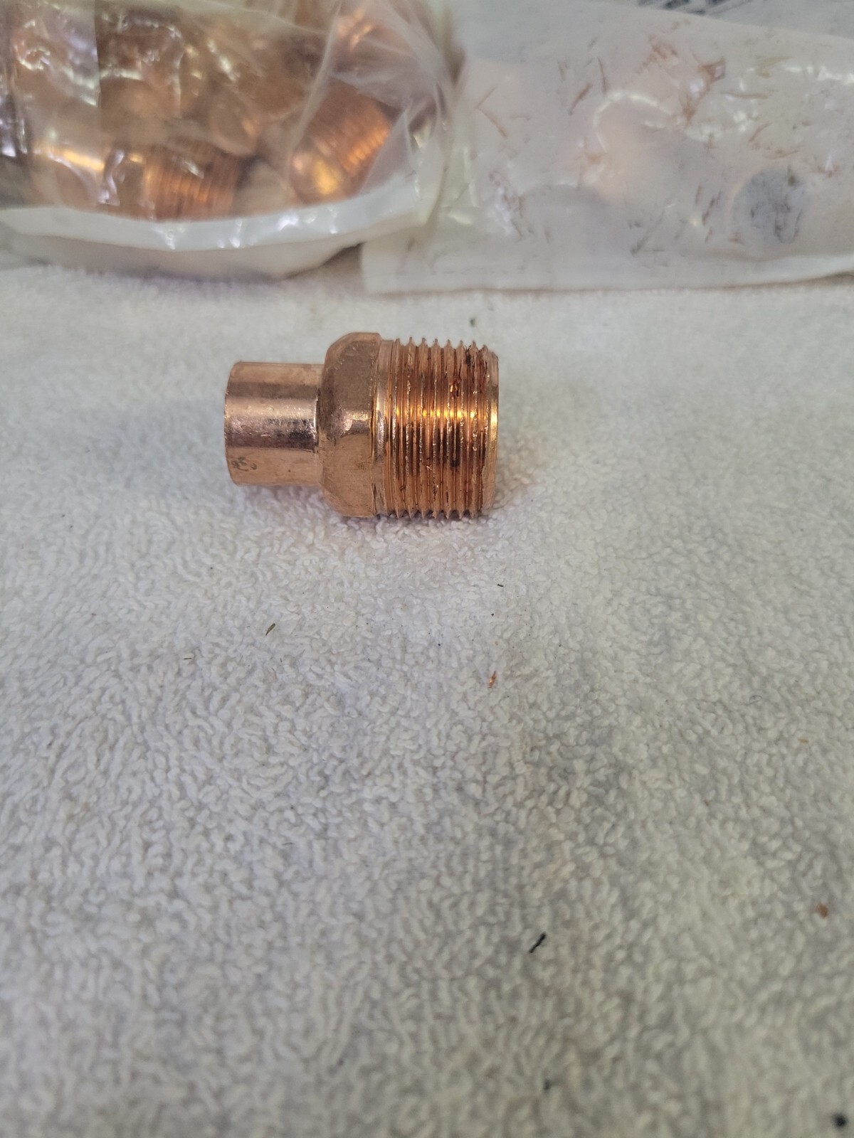 Qty: 48 Mueller Industries WB01130  1/2c x 3/4 M Adapter 5/8 OD x 3/4 M Adapter 