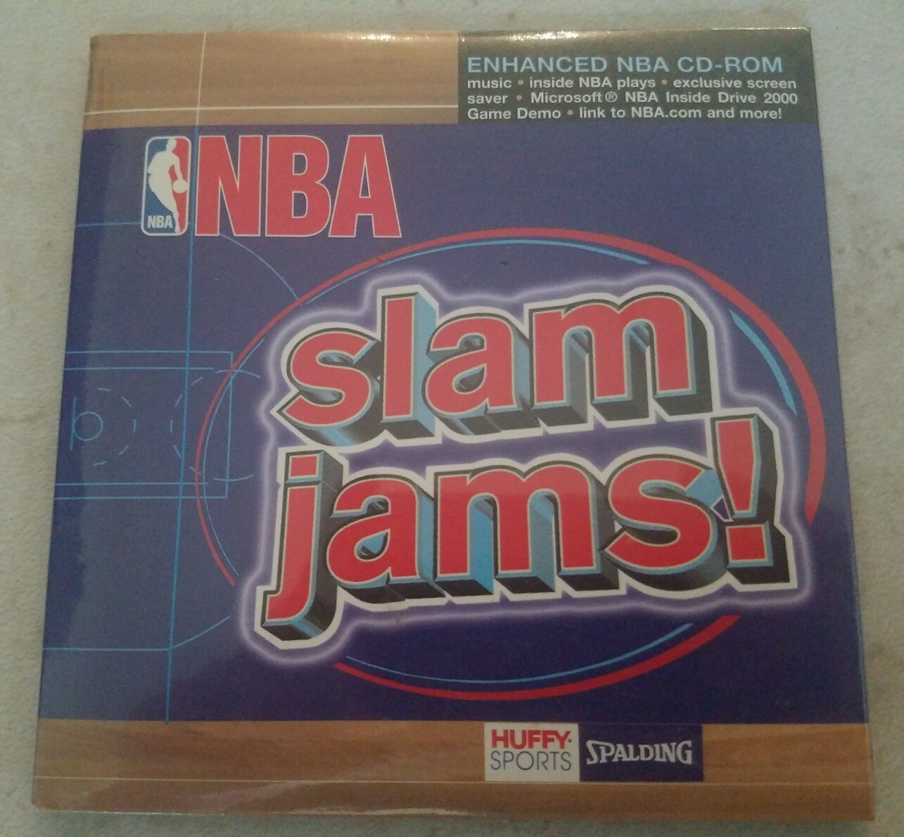 NEW NBA SLAM JAMS BASKETBALL SONY ENHANCED CDROM SPALDING HUFFY SPORTS