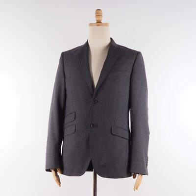 ETRO Milano Men's Charcoal Gray 2-Button Sport Coat Blazer