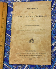 A Memoir of William Churchman Bingham Tract Association of Friends 1833