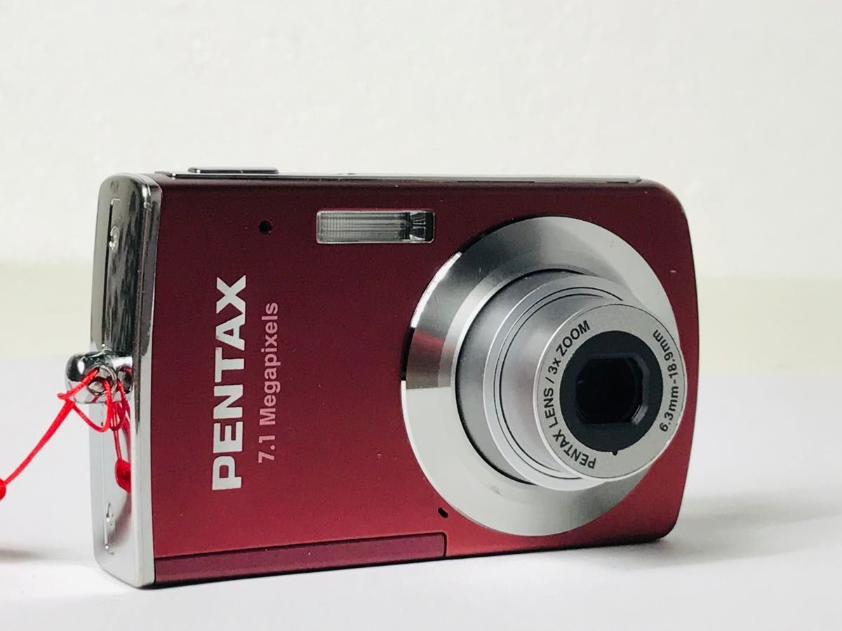 ペンタックス　PENTAX デジタルカメラ Optio M30 　ワインレッド 動作品 PENTAX Optio M30 付属品完備 デジカメ ワインレッド PENTAX