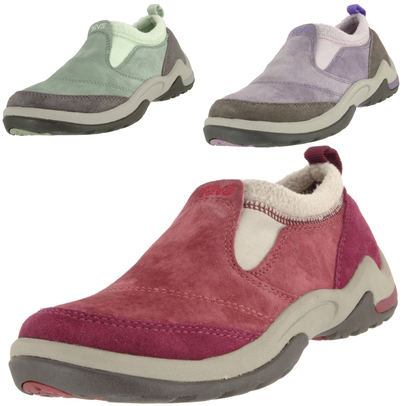 Teva Samples TEVA SAMPLE T4036 LITTLE GIRLS MOUNTAIN SCUFF EVO SUEDE SLIP ON SHOE US ...
