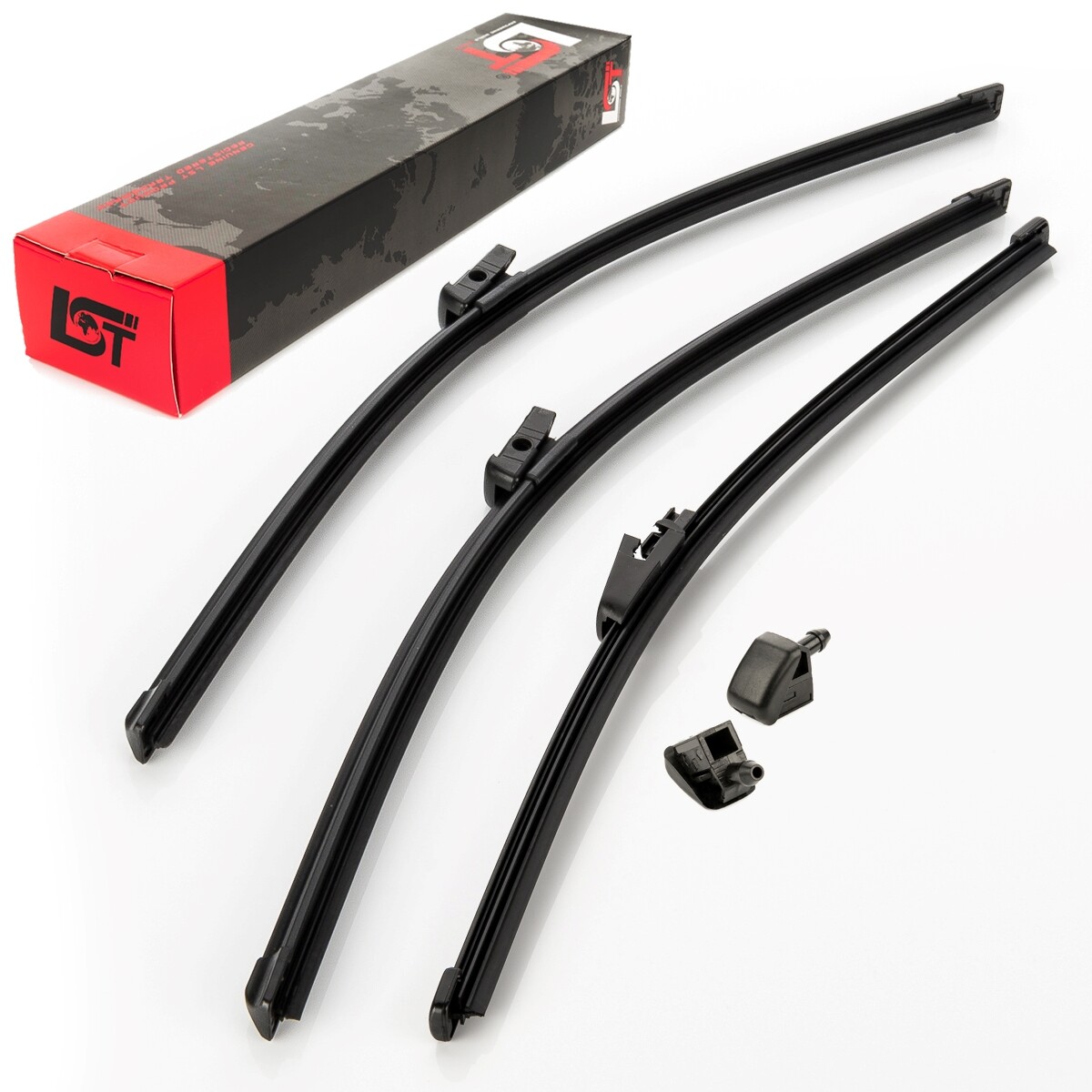 Windshield Wipers Set Front Rear Wiper for SKODA ROOMSTER 5J