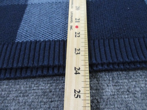 Pendleton Sweater Mens L Blue Plaid Pullover Jumper Classic Golf Preppy Adult - Picture 4 of 9