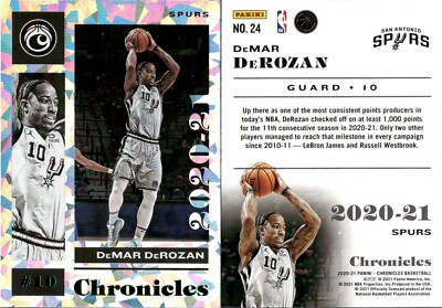 Demar DeRozan Lot of 8 Basketball Cards San Antonio Spurs NBA-499