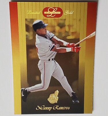 MANNY RAMIREZ 1996 Leaf Limited Gold Baseball Card #8