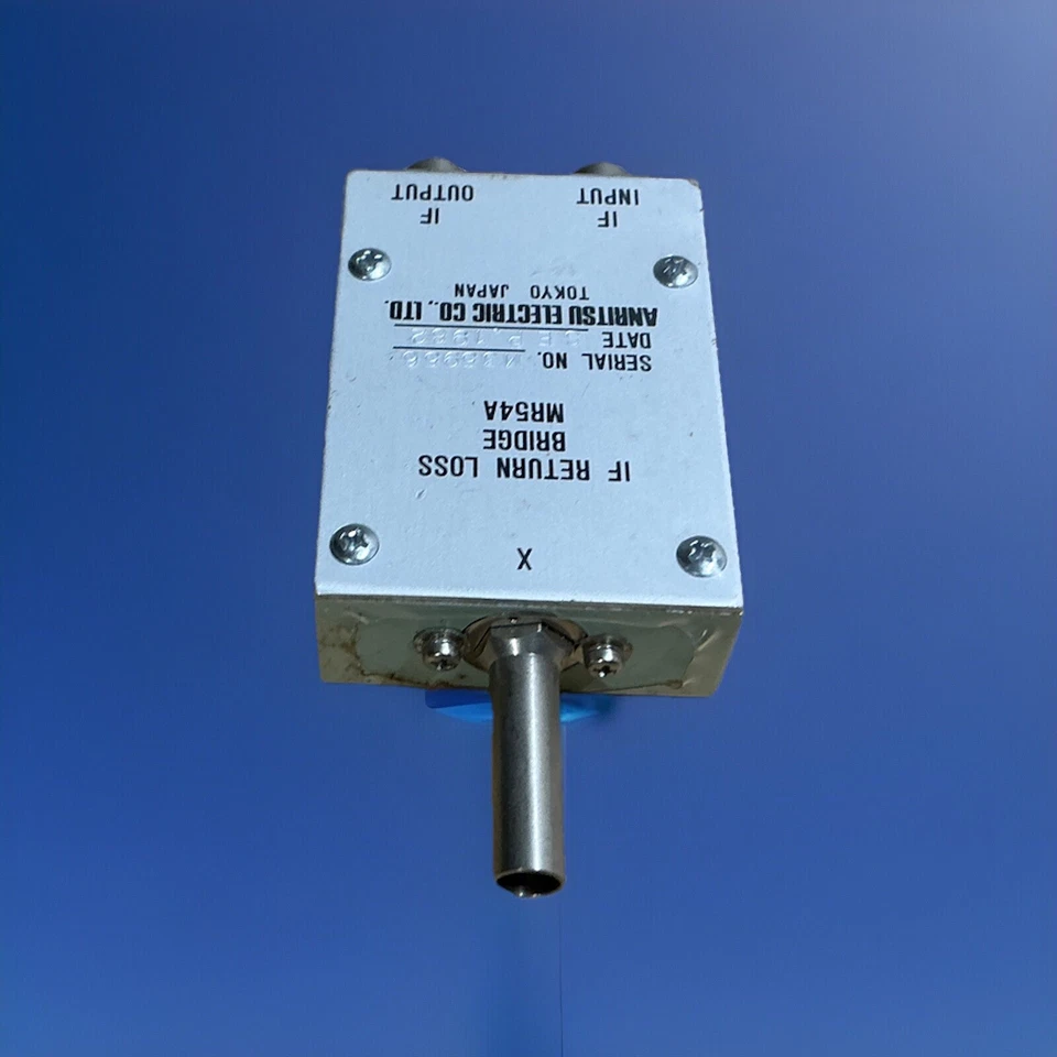 ANRITSU IF RETURN LOSS - PUENTE - MODELO MR54A - SI ENTRADA / SI SALIDA Foto 3 de 4