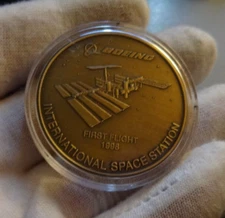 1964 Boeing Employee Coin Club Bronze Wichita Medal