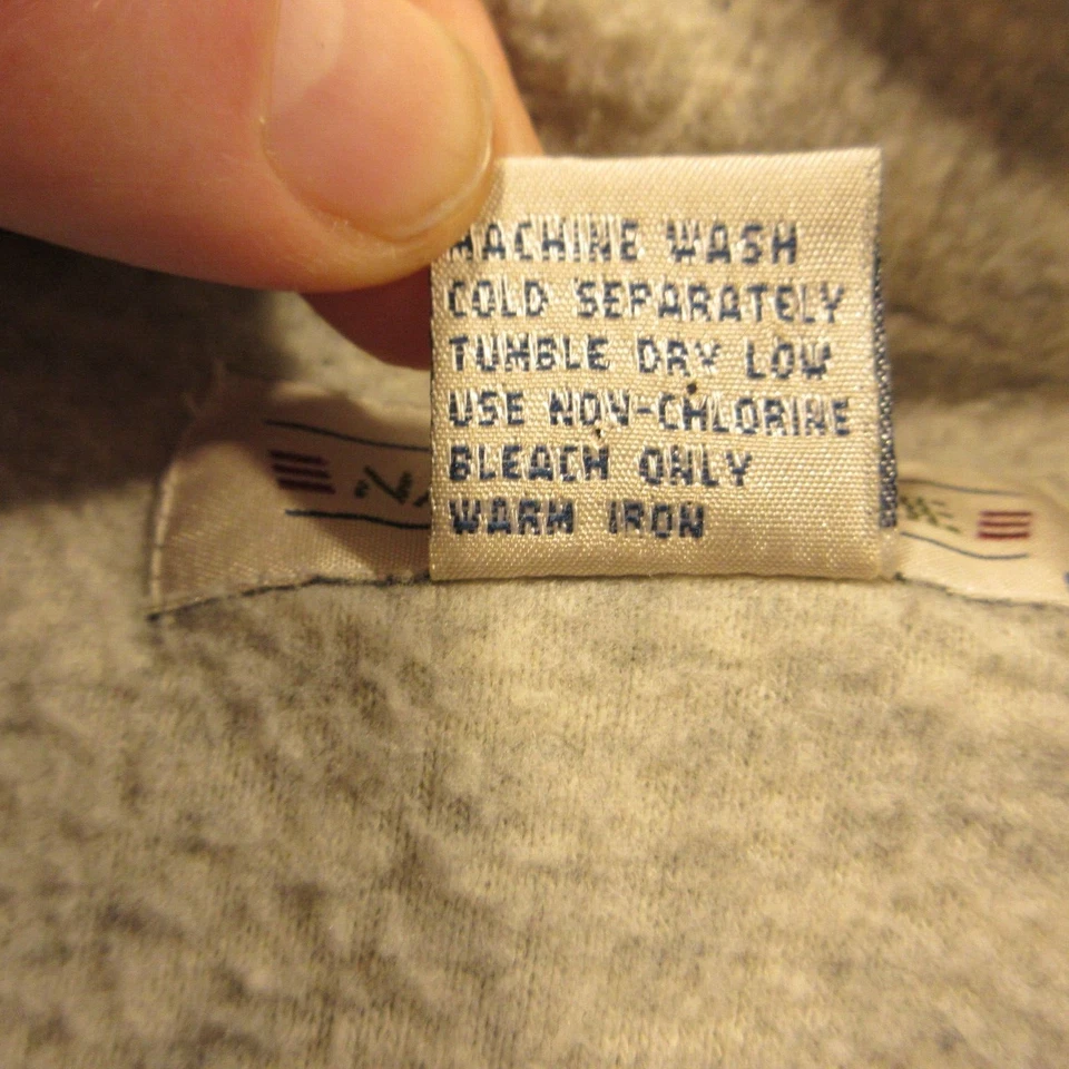 Мужской флисовый свитер на молнии Natural Issue размер XLT - Изображение 4 из 4