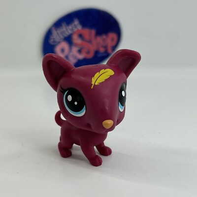 PALMER BULL TERRIER DOG #Lucky Pets - Authentic Littlest Pet Shop - Hasbro LPS
