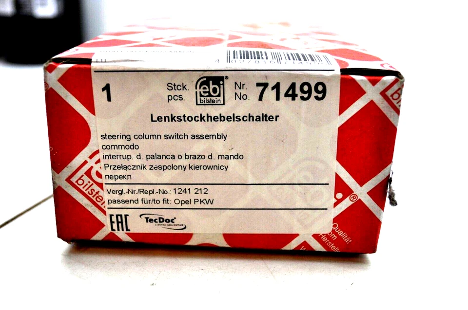 Steering Column Switch Indicators and Lights for Vauxhall Febi 71499 REDUCED - Image 3 of 4