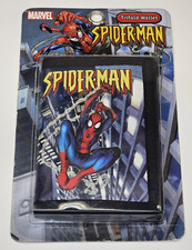 Vintage Spider Man Trifold Wallet 2004 Comic Toy Game