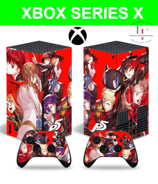 Xbox Series X Themed Decal Sticker Skin Wrap Vinyl + Controller