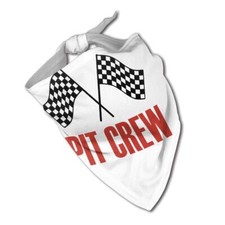 Checkered Flags Race Car Flag Dog Bandana Collars Triangle Neckerchief Bibs S...