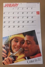 Vintage Coca Cola 1985 Calendar