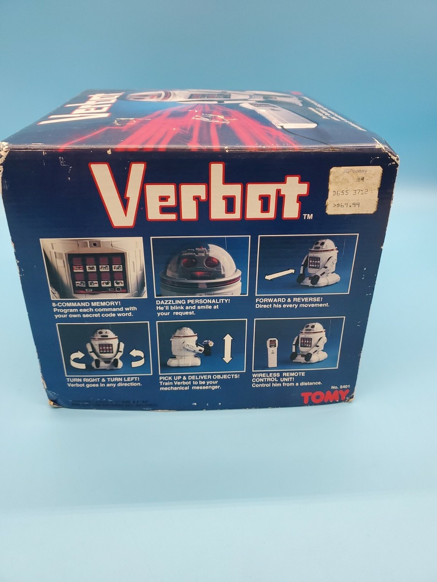 1984 TOMY VERBOT IN BOX DOES NOT WORK SEE PICS | eBay
