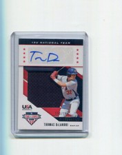 2019 Stars and Stripes 15U Team Silhouettes Thomas DiLandri Auto Jersey 150/199
