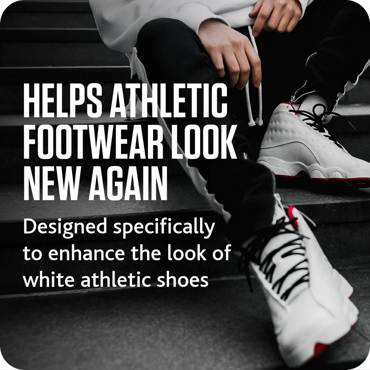 Sof Sole WHITE SPORT SHOE POLISH RESTORES ATHLETIC SHOES Sneaker