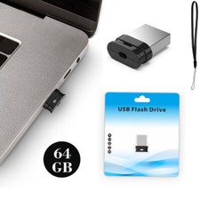 64GB USB Flash Drive Thumb U Disk Memory Stick 2.0 Pen Min For PC Laptop