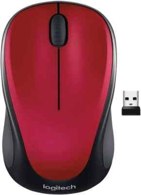 Logitech M317 Wireless Mouse for PC, Mac, Laptop, Chromebook, Red BRAND NEW