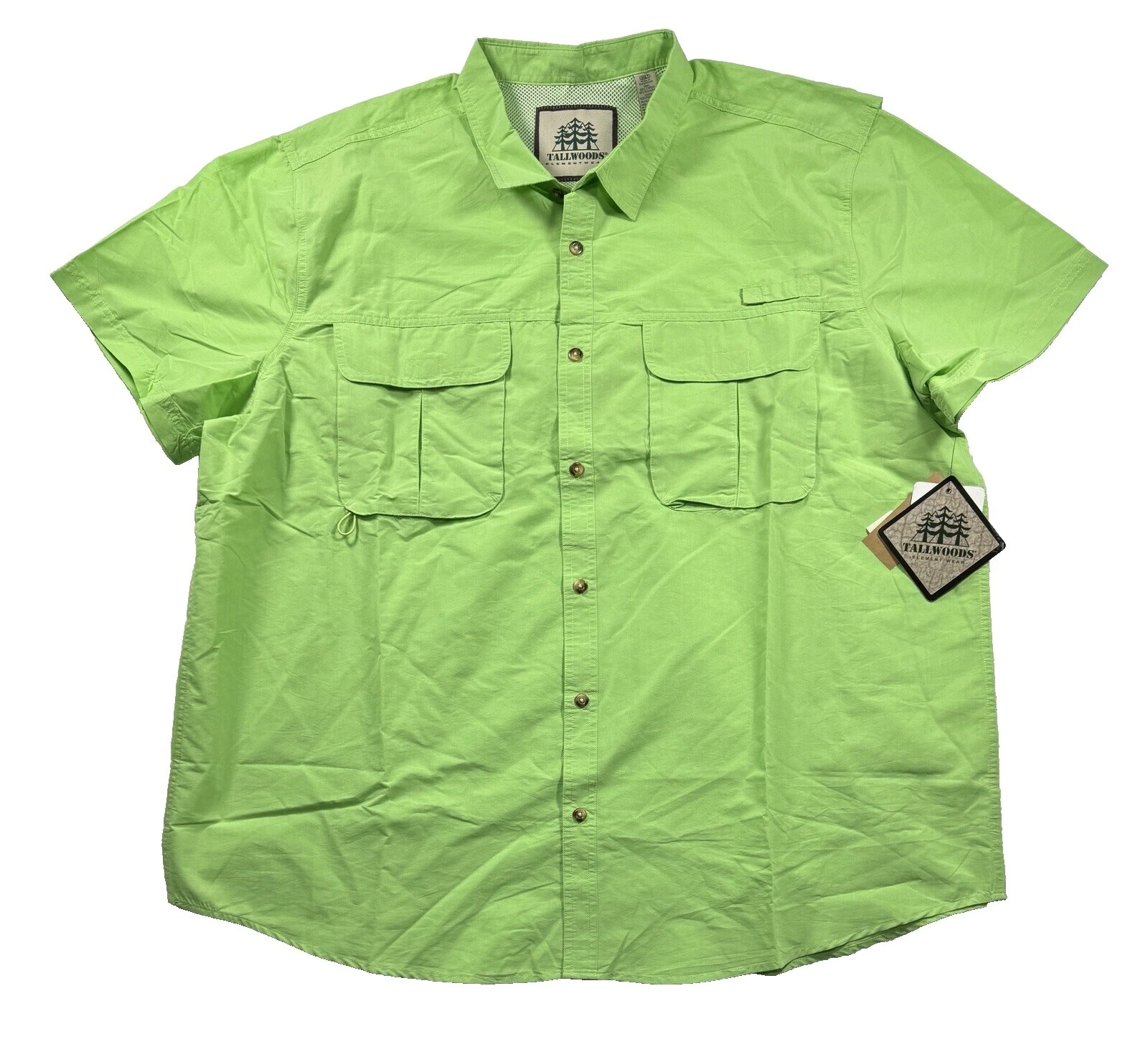 Camisas para hombre Element informales lisas con botones de manga corta