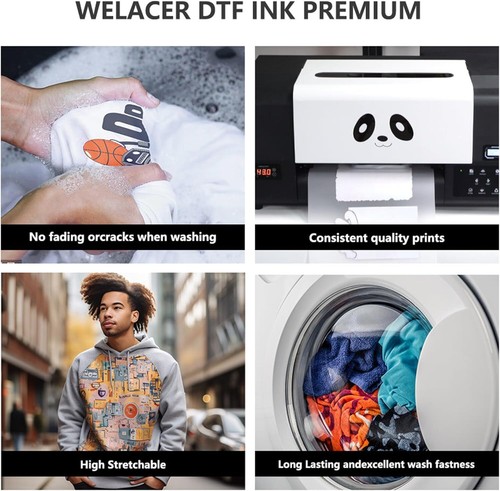 PUNEHOD 250/500ml DTF Ink Direct to Transfer Film Ink DTF Printer Supplies - Picture 9 of 13