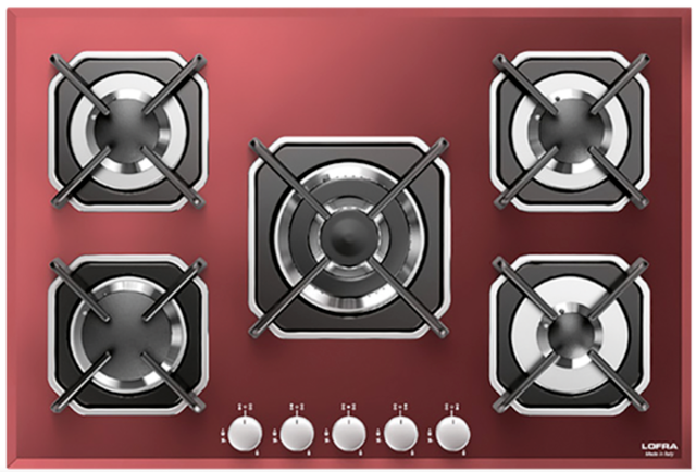 Piano cottura Lofra Hgr7e0 da incasso Rosso | Acquisti Online su eBay