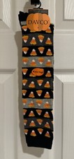 Halloween Candy Corn Knee High Socks, Size 9-11, Shoe Size 4-10.5, Novelty Socks