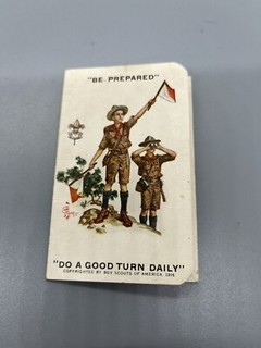 Boy Scouts of America Progress Card 1932 Pasadena CA historic cool!