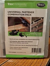 Trex Hideaway Universal Hidden Fastener Combo Pack 50 Square Foot Coverage New