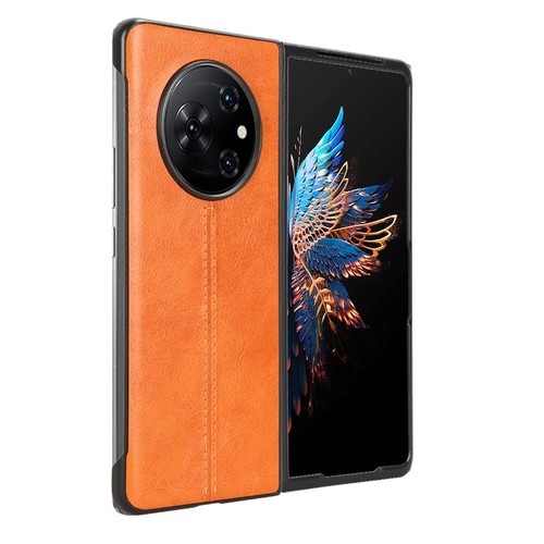 Para Tecno Phantom V Plegable 5G Lujo Sutura Cuero PU + Funda Trasera Teléfono PC - Imagen 18 de 27