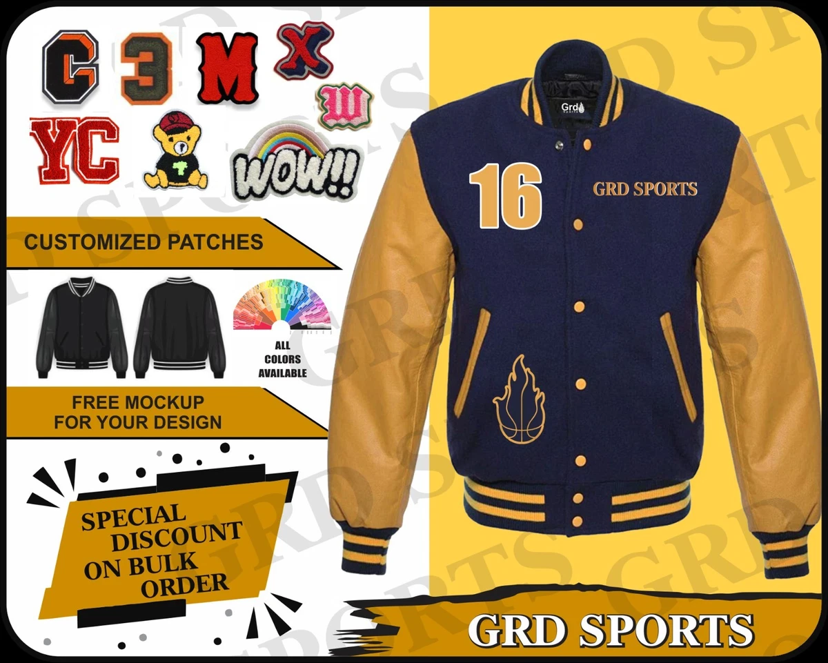 Letterman Jacket Patches  Letterman jacket patches, Patches