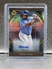 Xavier Isaac Invicta Refractor Auto /99 - 2023 Bowman Chrome - Tampa Bay Rays