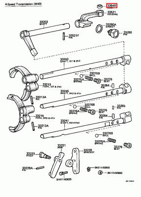 Genuine Hilux LN106 LN105 LN100 KZN205 KZN165 Gearbox Gear