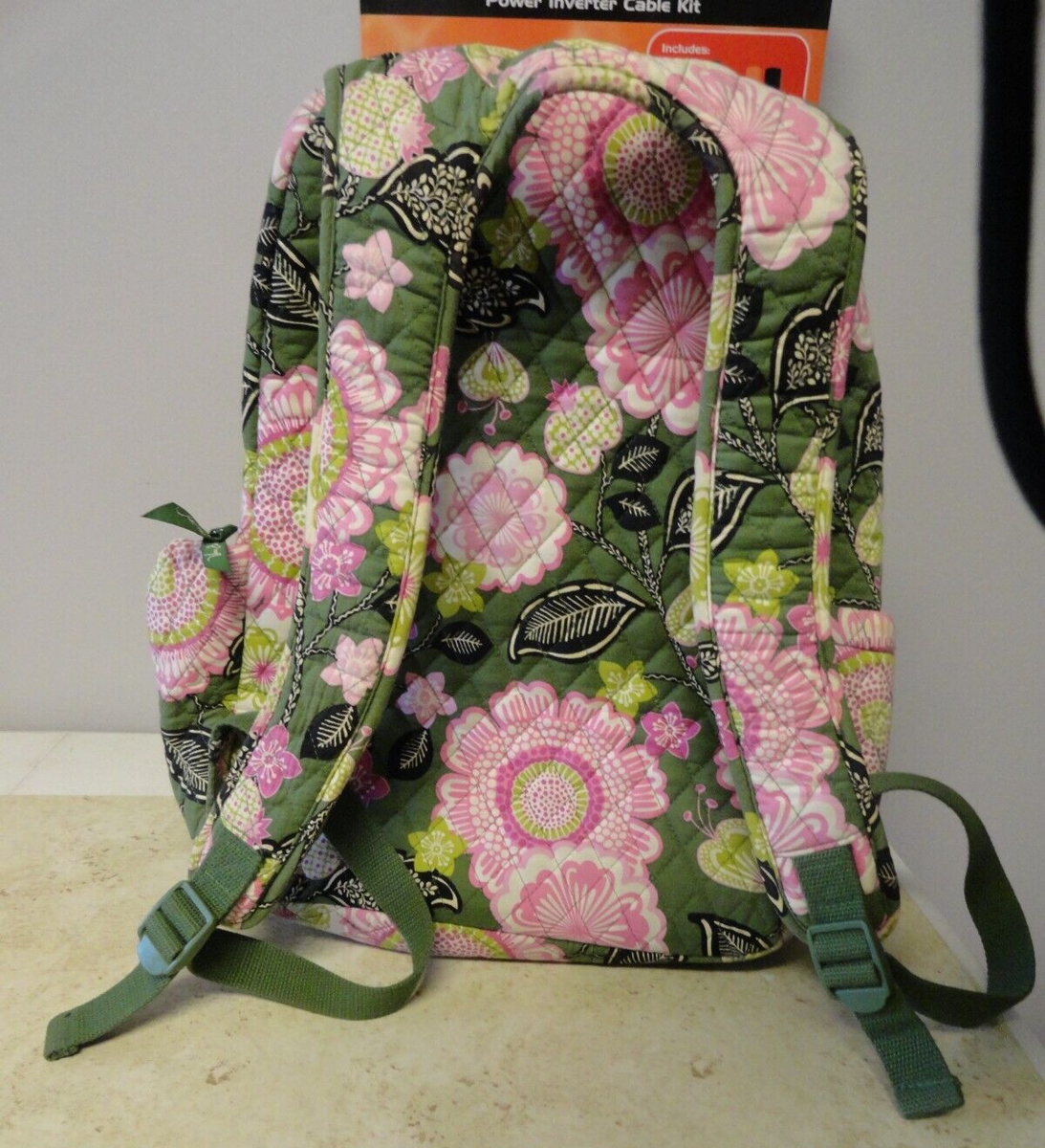 Vera Bradley Bags | Vera Bradley, Backpack, Black Pink Green  display picture 3