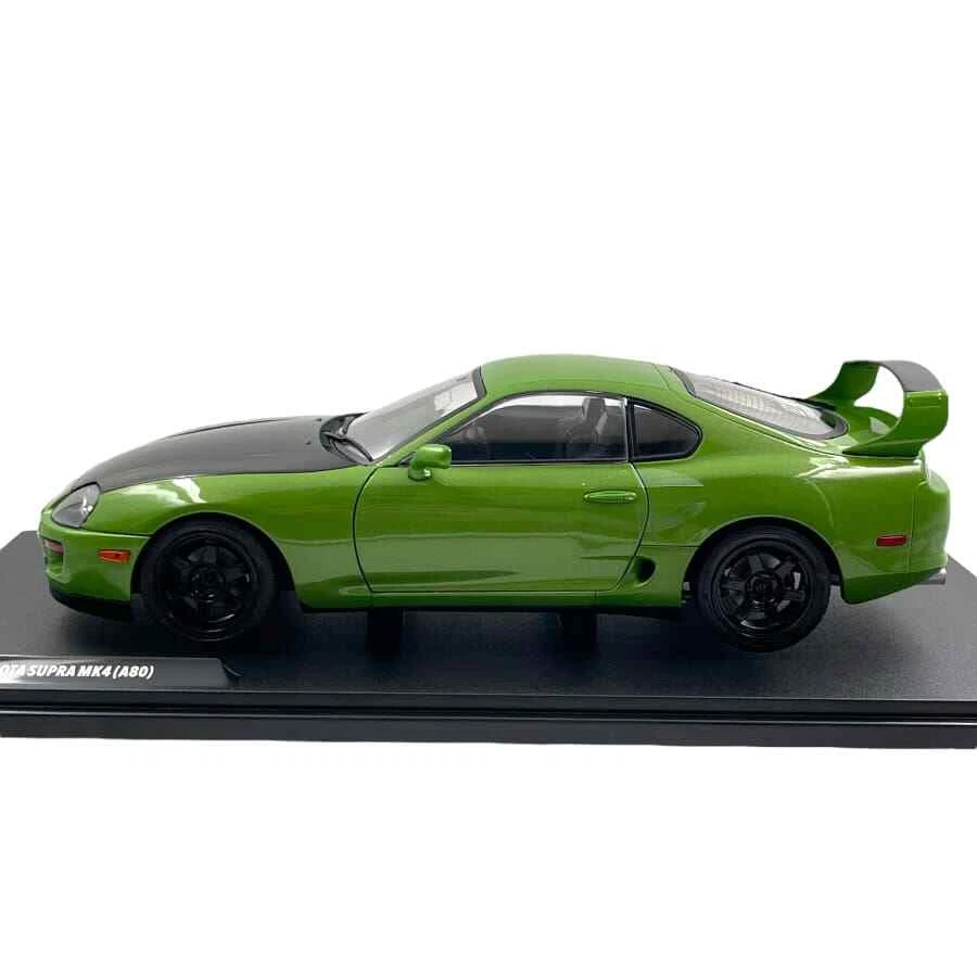 Modellino Auto Solido 1/18 Toyota Supra MK4 A80 Solido Works Green 1993 - Immagine 3 di 4