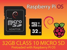 Raspberry Pi OS for Raspberry Pi PreLoaded Class 10 Micro SD