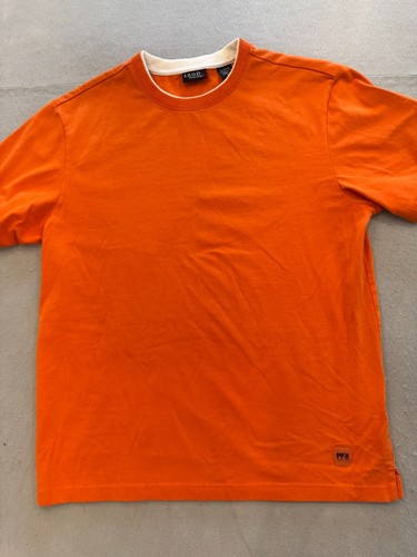 IZOD Golf T Shirt Mens Medium Orange Layered Look PFX Active/Casual Tee