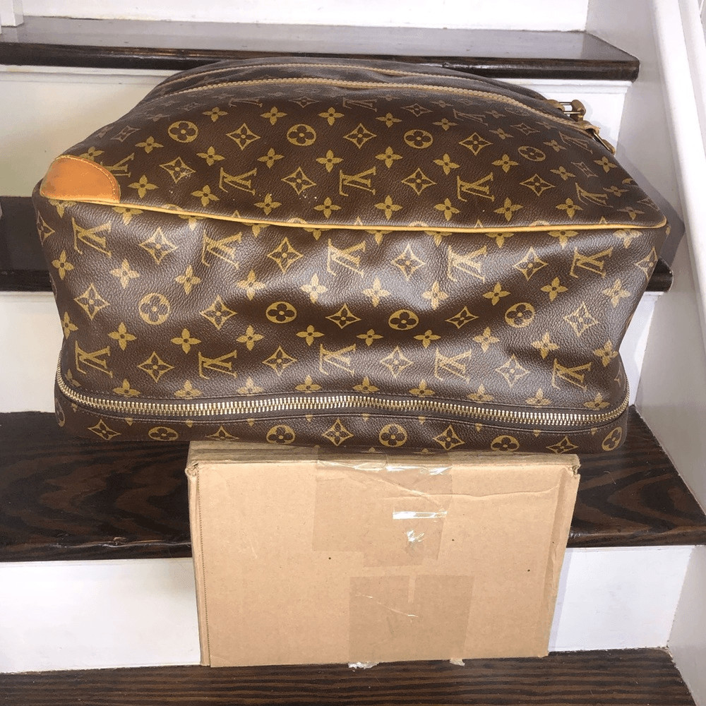 LOUIS VUITTON Monogram Sirius 55 Travel Bag Suitcase Overnight Bag Authentic 853 image 4