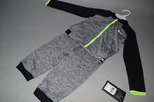 NWT 60 Baby Infant Nike tracksuit 2-piece set sz 12-24m newborn black grey