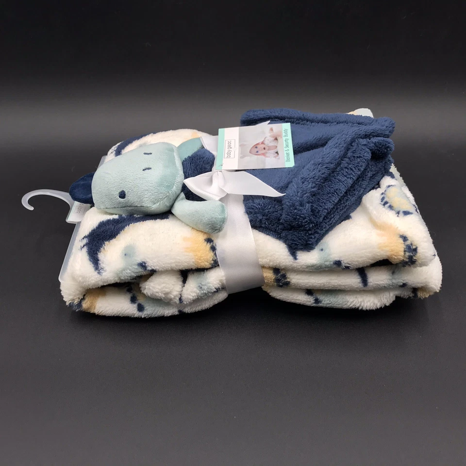 Baby Gear Manta Bebé Dinosaurio Lovey Set Dino Manta de Seguridad Foto 4 de 4