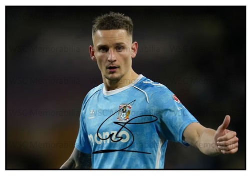 11525. Luke Woolfenden Signed Pictures (A4 Prints) Coventry Ipswich Swindon etc.