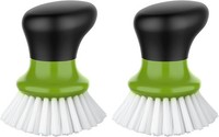 SpüLbüRste HandspüLbüRste Ergonomischer Griff GrüN 2Er-Pack KüChenbüRsten