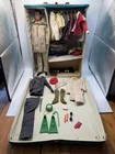 Vintage Mattel Ken Doll Case 1961 Wardrobe Clothes Shoes 12 Inch Doll Lot