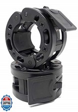 Clout Fitness Olympic Barbell Clamps Collars Quick Release Pair W
